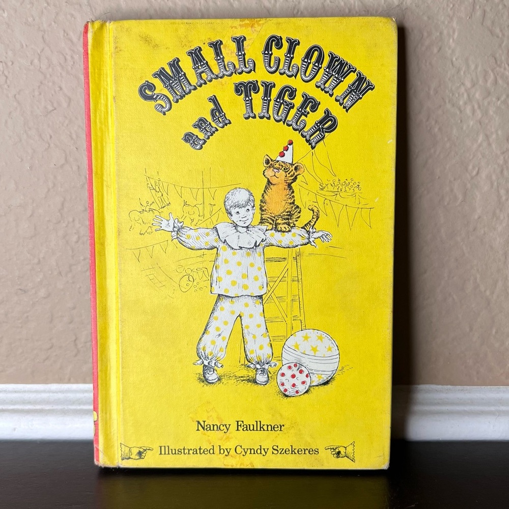 Vintage 1968 1stEdition "Small Clown and Tiger"by Nancy Faulkner,Illustrated